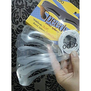 บล็อคคิ้ว บล็อกเขียนคิ้ว OD8132 Odbo Speedy Perfect Eyebrow เขียนคิ้ว 5 แบบ 5 สไตล์ OD8-132