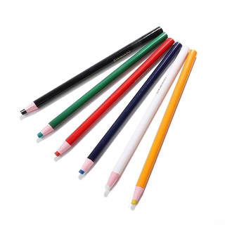 ดินสอสี 6 สี ไม่มีกบเหลา สําหรับวาดภาพ เย็บผ้า แฮนด์เมด DIY