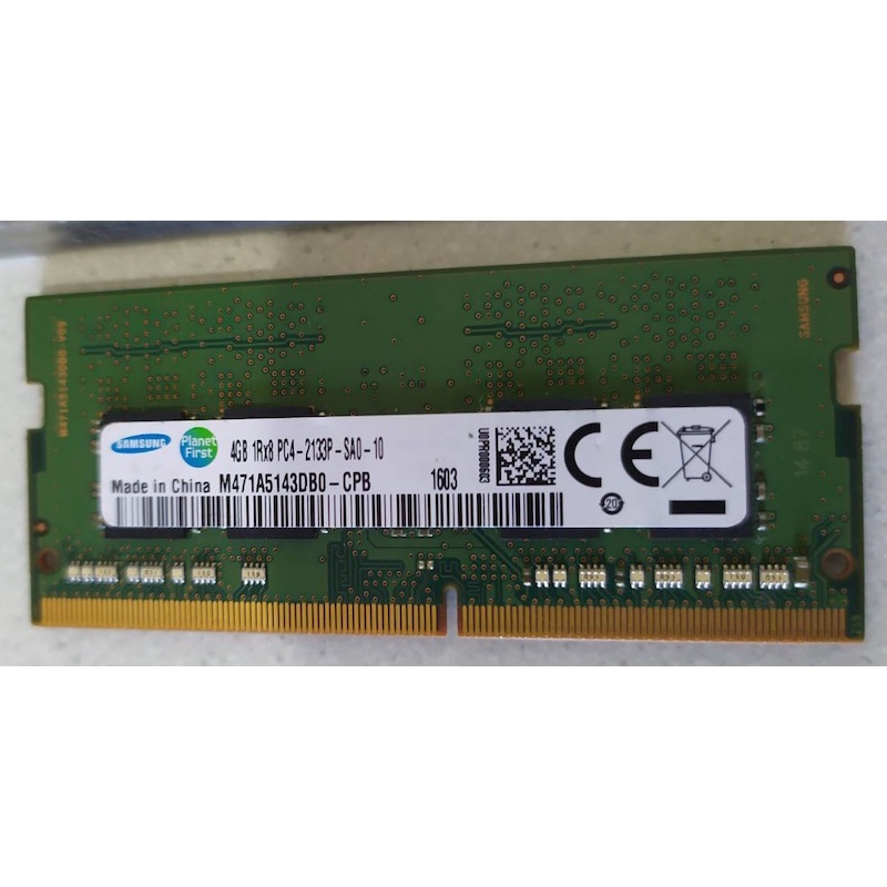 RAM Samsung 4GB PC4-2133P M471A5143DB0-CPB B8DFAB | Shopee Thailand