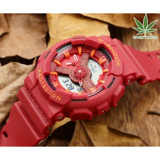 G-Shock Casio ของแท้ 100%  นาฬิกาผู้ชาย รุ่น GA 110 RED