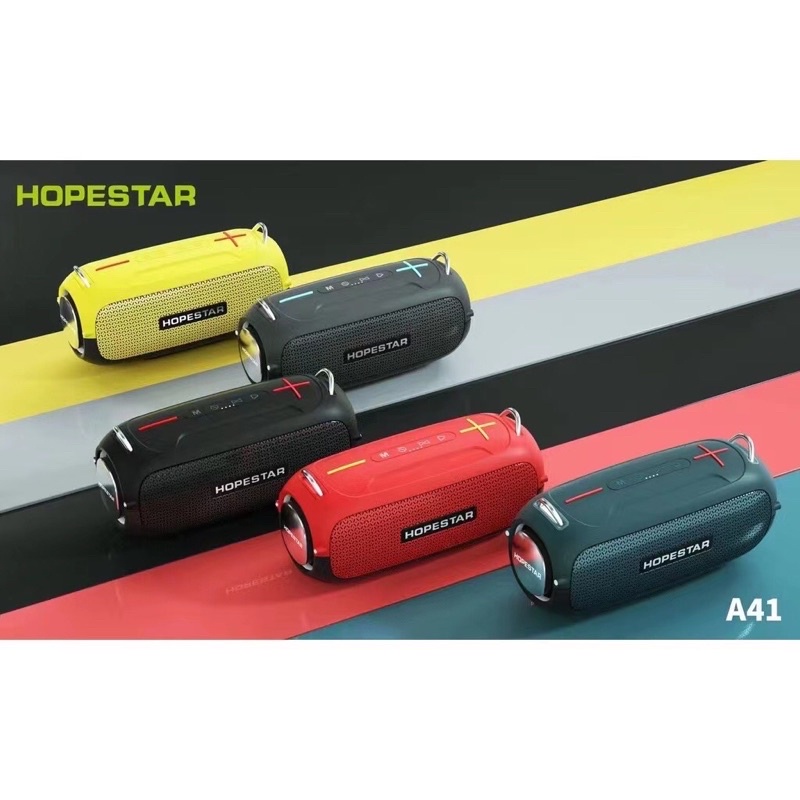 ลำโพงHOPESTAR A41 เชื่อมต่อบลูทูธ เสียงดีเบสแน่น ดังกระหึ่ม กันน้ำระดับ ...