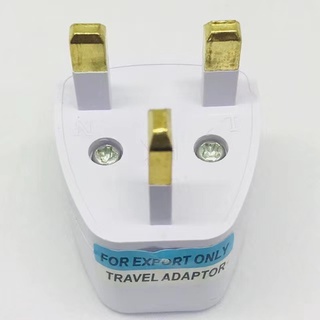 ปลั๊กแปลง 3 ขา ต่างประเทศ US EU AU UK HK AC Travel Charger Adapter Connector UK
