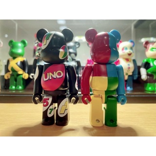 (ของแท้ไม่มีกล่อง) คู่ Be@rbrick Series 22 Pattern & Secret Pattern: UNO  (Bearbrick)