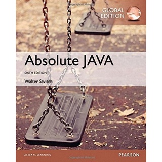 ABSOLUTE JAVA (GLOBAL EDITION)