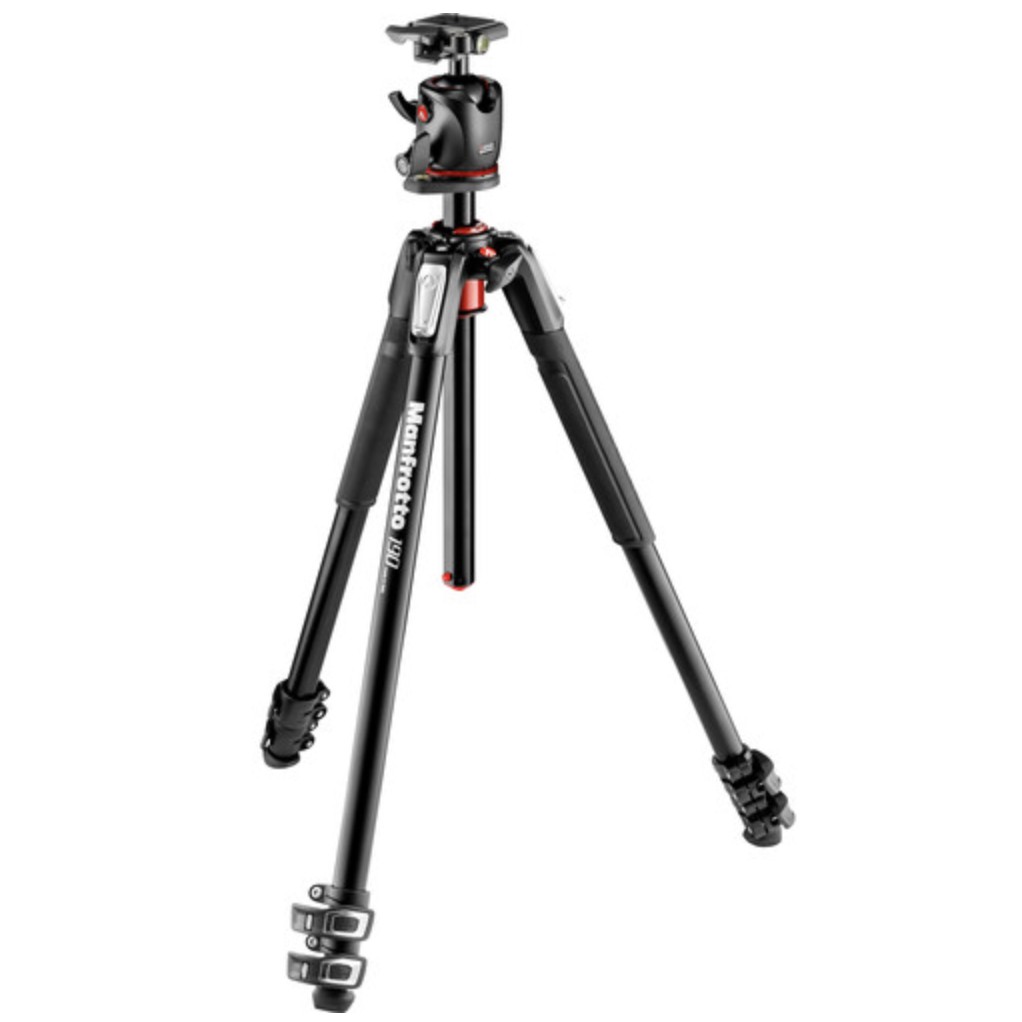 ขาตั้ง-manfrotto-190xpro3-หัวบอล-bhq2-aluminium-3-section-tripod-and-xpro-ball-head-ประกันศูนย์-10ปี