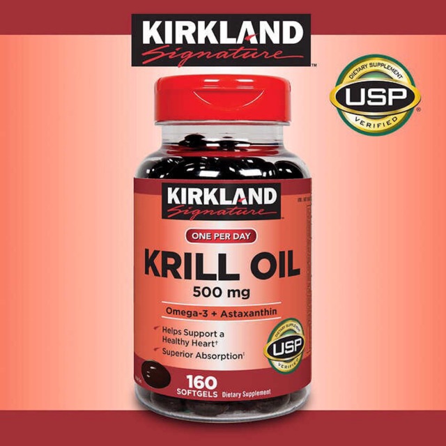 kirkland-krill-oil-500-mg-160-เม็ด