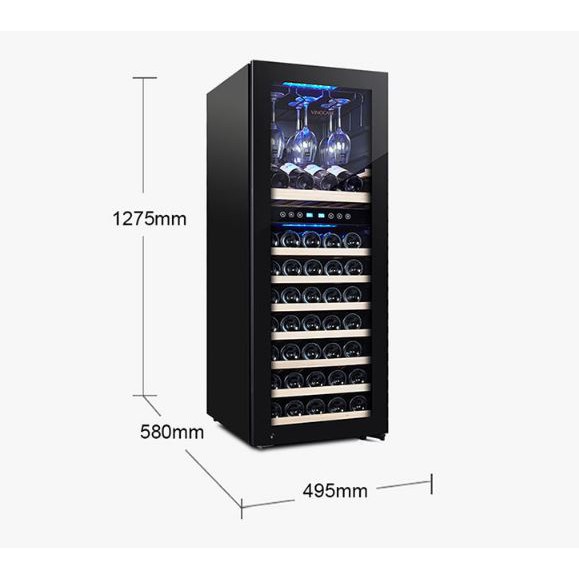 ส่งด่วน1วัน-ตู้แช่ไวน์-vinocave-vinocave-cwc-450a-ตู้แช่ไวน์อุณหภูมิคงที่ตู้แช่ไวน์ในครัวเรือนตู้เย็น-168และ78-ขวด