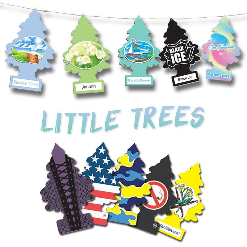 ภาพหน้าปกสินค้าพร้อมส่ง Littletrees ต้นสน แผ่นน้ำหอมปรับอากาศ แผ่นน้ำหอมต้นสน เลือกกลิ่นได้ ลิตเติ้ล ทรีส Little trees