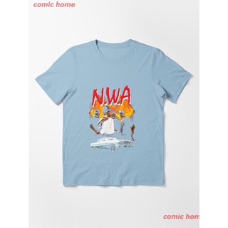 ROUND คอลูกเรือNew Nwa Essential T-Shirt เสื้อยืด ดพิมพ์ลาย เสื้อยืดผ้าฝ้าย คอกลม cotton แฟชั่น discount Unisex-4XL