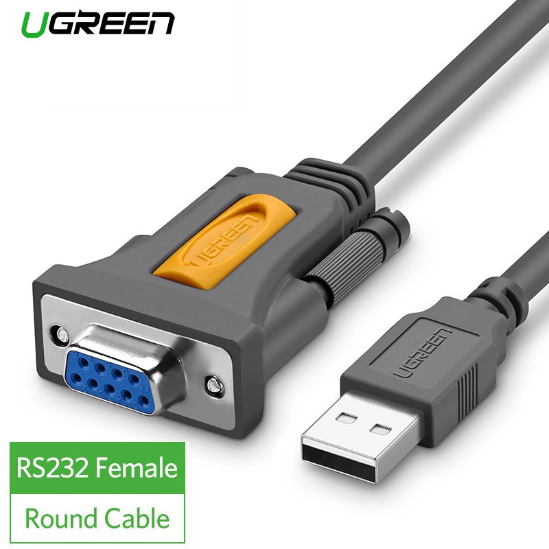 อะแดปเตอร์แปลงสายเคเบิ้ล-usb-to-rs-232-db-9-serial-female-สำหรับคอมพิวเตอร์-gps-router-1-5-เมตร