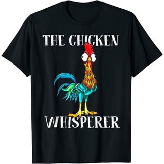 เสื้อยืดผ้าฝ้ายพิมพ์ลายขายดี เสื้อยืด พิมพ์ลาย The Chicken Whisperer แฟชั่นสําหรับคนรักฟาร์ม