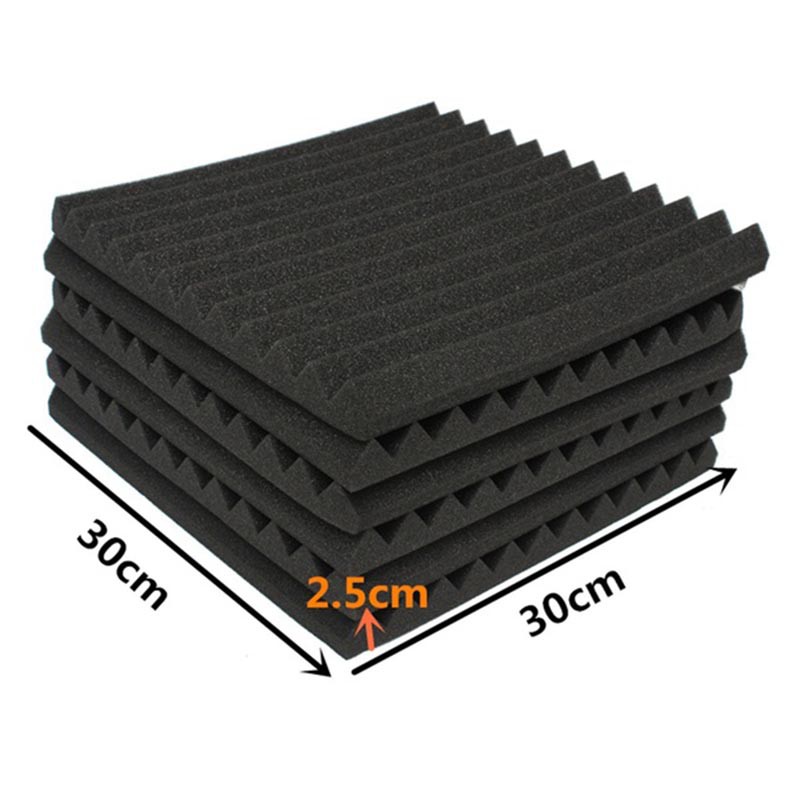 24-pack-acoustic-panels-studio-foam-wedges-1-inch-x-12-inch-x-12-inch