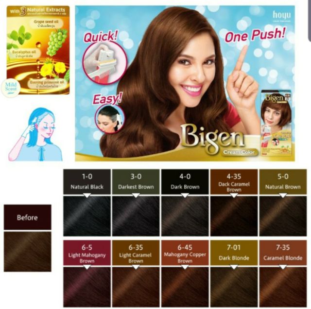 10สี-ใช้ง่าย-ไม่ต้องผสม-bigen-quick-n-easy-one-push-บีเง็น-ควิก-amp-อีซี่-วันพุช