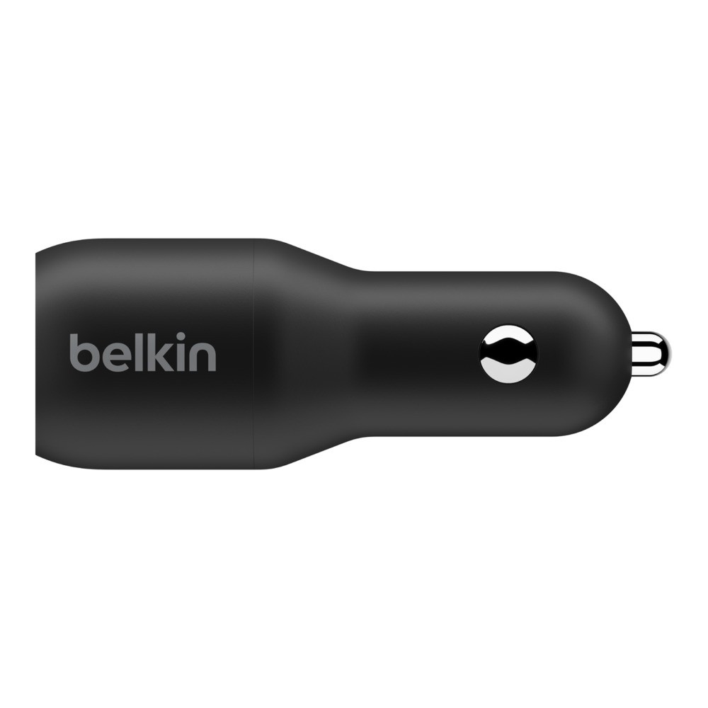 belkin-ccb002-หัวชาร์จในรถยนต์แบบ-2-พอร์ต-ช่องละ-18-วัตต์-ชาร์จเร็ว-iphone-จาก-0-50-ใน-30-นาที-รับประกัน-2-ปี
