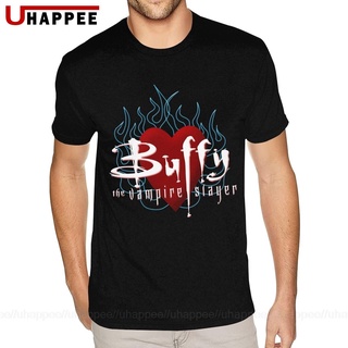 เสื้อยืดแขนสั้น พิมพ์ลาย Buffy The Vampire Slayer สําหรับผู้ใหญ่