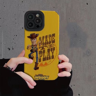 เคสโทรศัพท์มือถือหนัง ลายการ์ตูน toy story woody น่ารัก สําหรับ iphone 14 Pro Max i14 plus 13 Pro Max i13 13pro 11 Pro Max i11 X XR Xs Max 7 plus 8 plus 12Pro 12 Pro Max