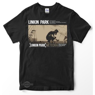 เสื้อยืดโอเวอร์ไซส์เสื้อยืด พรีเมี่ยม พิมพ์ลาย linkin park METEORA สําหรับผู้ชายS-3XL