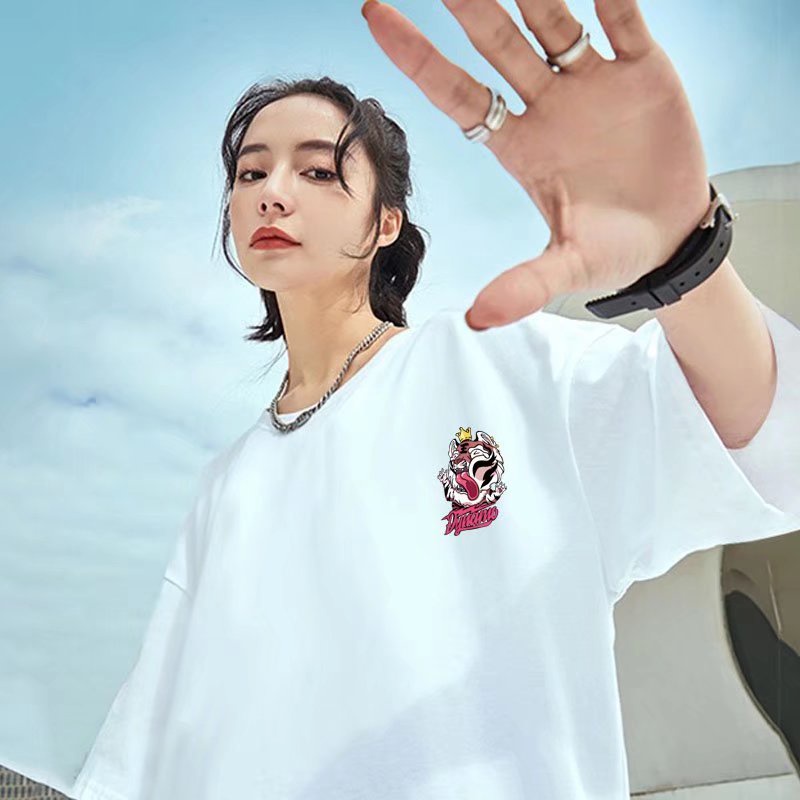 new-เสื้อยืดแขนสั้นลําลอง-ทรงหลวม-ขนาดใหญ่-เข้ากับทุกการแต่งกาย-แฟชั่นฤดูร้อน-สไตล์ฮ่องกง-สําหรับผู้ชาย