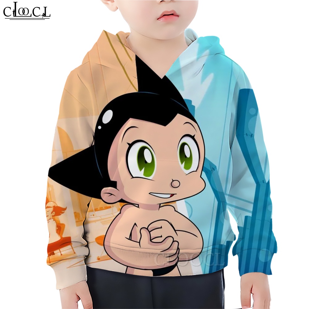 cloocl-เสื้อฮู้ดดี้-พิมพ์ลายการ์ตูนแอนิเมชั่น-astro-boy-แฟชั่น-สําหรับเด็ก