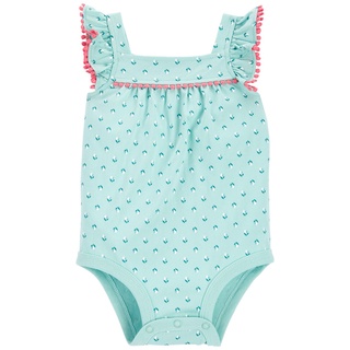 Carters Bodysuit 1Pc Blue L8 คาร์เตอร์เสื้อผ้าชุดบอดี้สูทพิมพ์ลาย