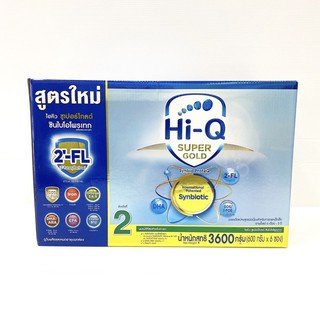 สินค้า ไฮคิว ซูเปอร์โกลด์ สูตร2 ขนาด3600กรัม (6ซอง) Hi-Q supergold 2