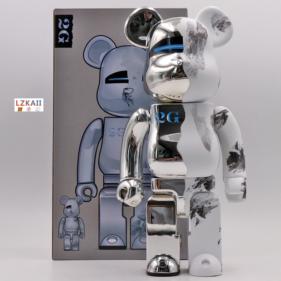 ฟิกเกอร์ Bearbrick 400% × The Starry Night Van Gogh 28 ซม. คุณภาพ