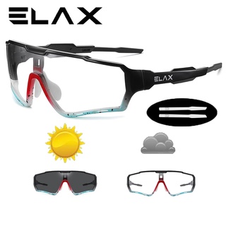 ภาพหน้าปกสินค้าNEWBOLER ELAX แว่นตากันแดด Photochromic แว่นตากันแดดสำหรับผู้ชายผู้หญิงแว่นตาจักรยานเสือภูเขาแว่นตากันแดดกีฬา ที่เกี่ยวข้อง