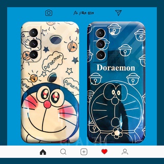 For Samsung Galaxy S21 FE 5G เคสโทรศัพท์ New Blu-ray Simple Cute Cartoon Doraemon Soft Case Cover เคส S21FE