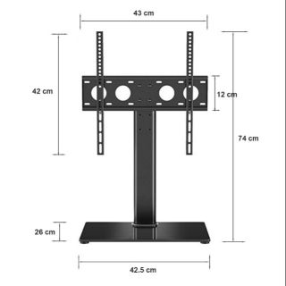 ขาตั้งทีวี แบบตั้งโต๊ะ BDEE รุ่น S7 NEW (รองรับทีวี 32-43 นิ้ว) เพิ่มได้ถึง 50 นิ้ว High Quality