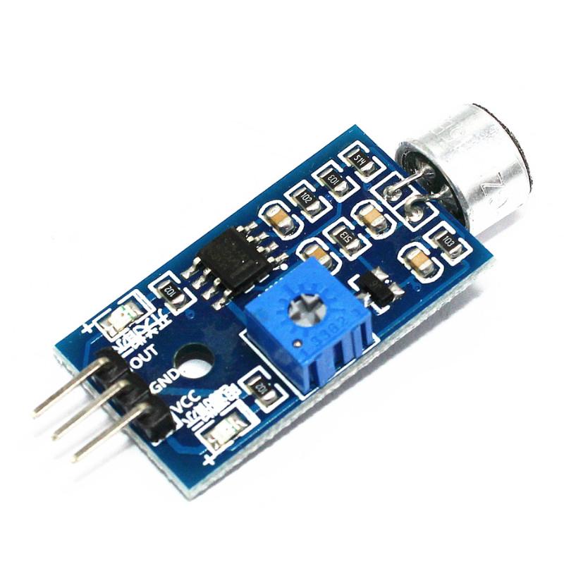 ราคาMicrophone Adjustable Sound Detection Mic Sensor Module 3-Pin