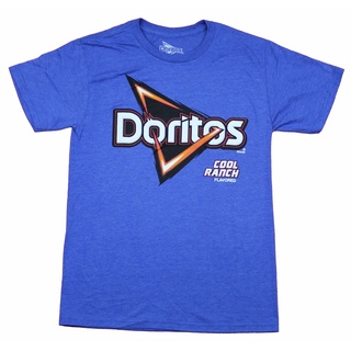 เสื้อยืดสีขาวเสื้อยืด ผ้าฝ้าย 100% พิมพ์ลาย Doritos Ranchs Chip สวมใส่สบาย สําหรับผู้ชายS-4XL