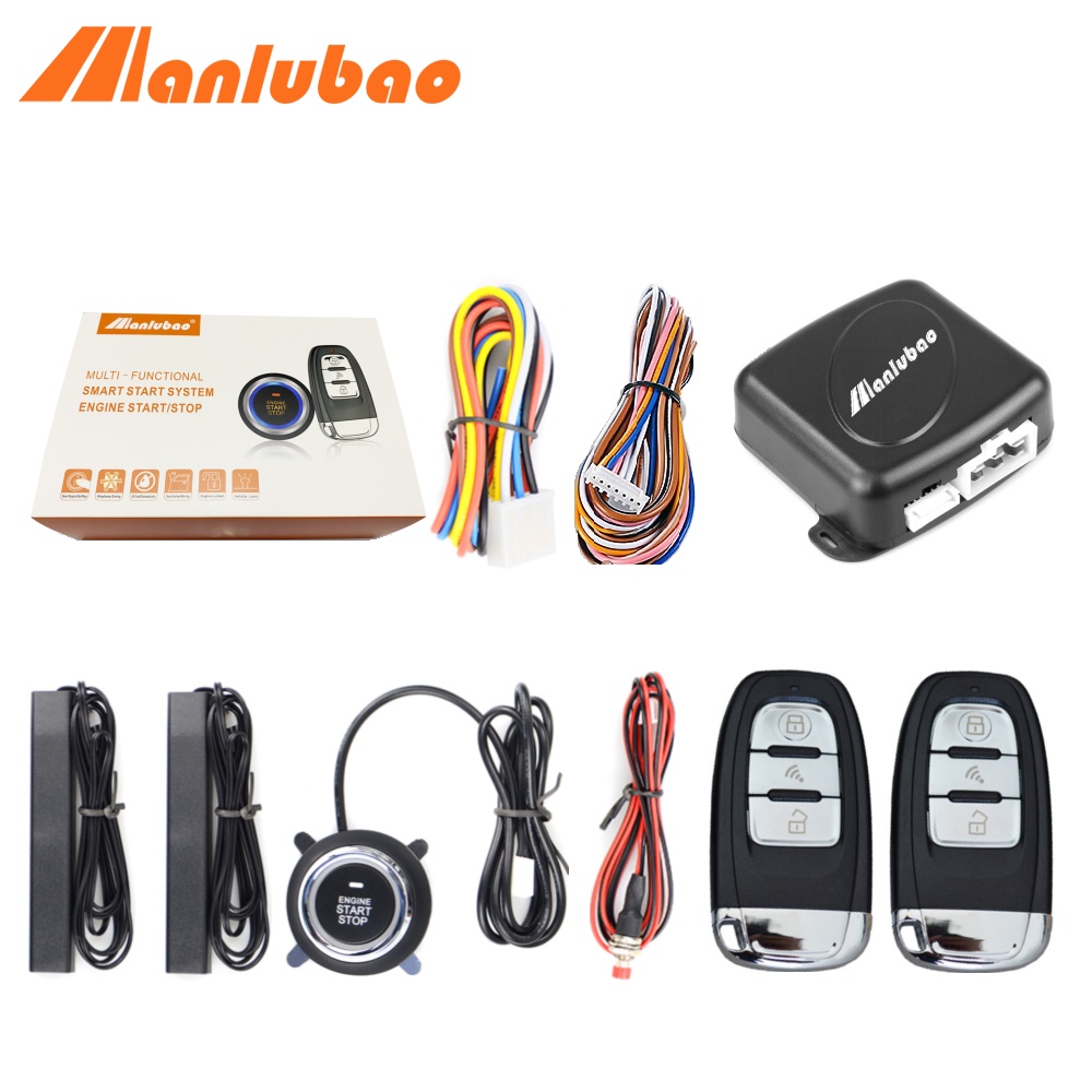 Manlubao C6-B Keyless Entry & Push Start Auto On Car สําหรับ TOYOT A ...