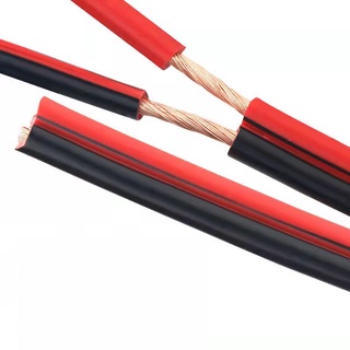 1 เมตร สายลำโพง (เส้นสีแดงและสีดำ) 2468 18AWG 0.75 square สามารถใช้เป็นสายไฟ LED, สายลำโพง, ฯลฯ.