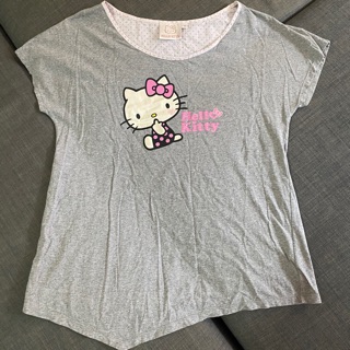 เสื้อยืดแขนสั้นผู้ใหญ่ SANRIO Size M อก38นิ้ว สภาพดีใส่ไป1ครั้ง ของแท้ พร้อมส่ง