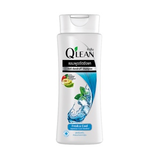 แชมพู คิวลีน สูตรเย็นสดชื่น (สีฟ้า) QLEAN Qlean Menthol Shampoo 170ml. 1pc.