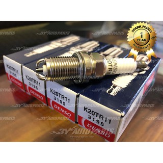 หัวเทียน K20TR11  #3195 Toyota แท้ 100% (90919-01198)  หัวเทียนคุณภาพสูงสำหรับ