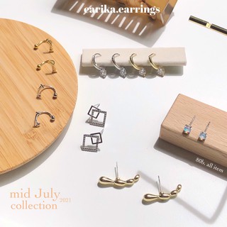 earika.earrings - ต่างหูเงินแท้ S92.5 (เจาะ) เหมาะสำหรับคนแพ้ง่าย - คอลเลคชั่นกลางเดือนกรกฎาคม 2021 (1)