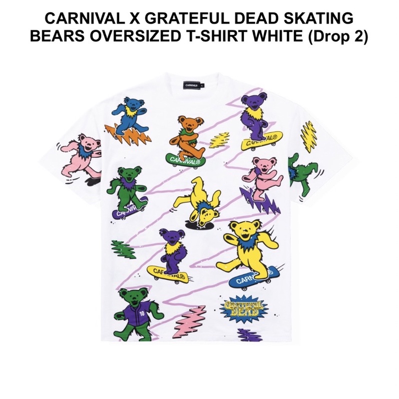 carnival-x-grateful-dead-skating-bears-oversized-t-shirt-white