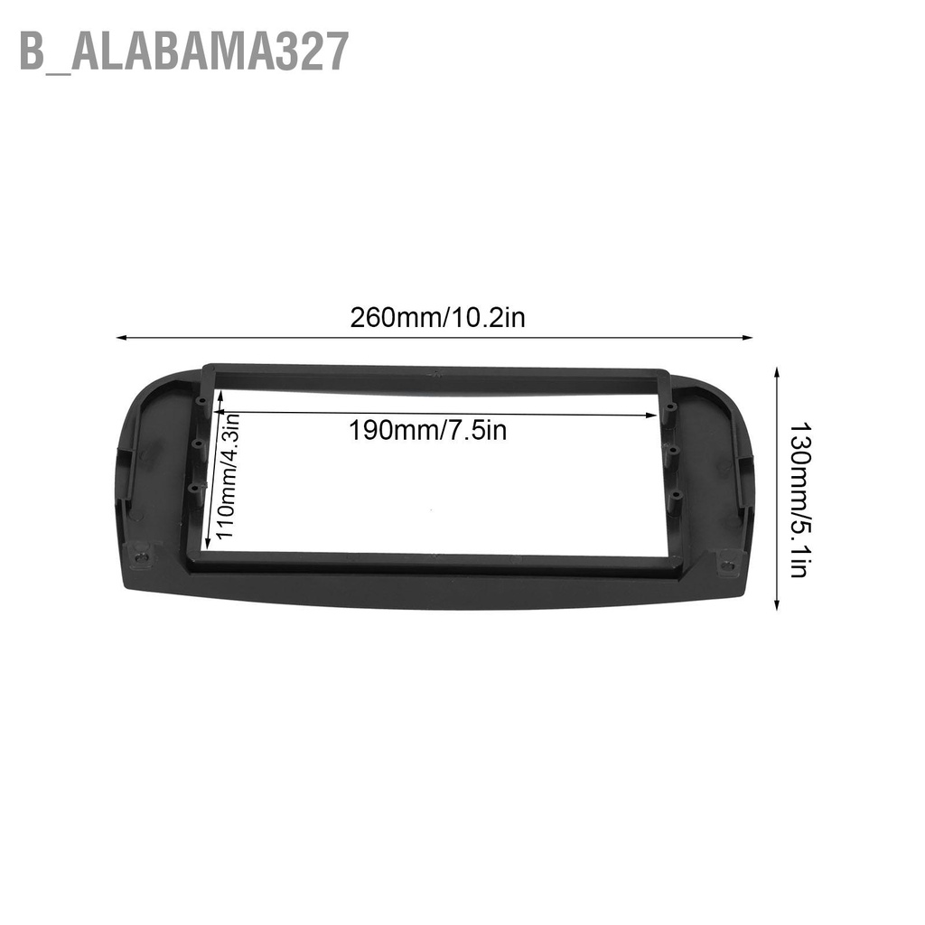 b-alabama327-กรอบแผงนําทางวิทยุ-dvd-สเตอริโอ-2din-สําหรับ-mercedes-benz-sl-class-r230-g-wagon-g500-g55