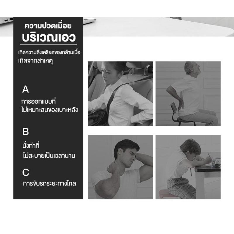 ckyy-หมอนนวดสารพัดประโยชน์-หมอนนวด-เบาะนวดไฟฟ้า-multi-function-เบาะนวดอเนกประสงค์-แยกส่วนได้-นวดคอ-หลัง