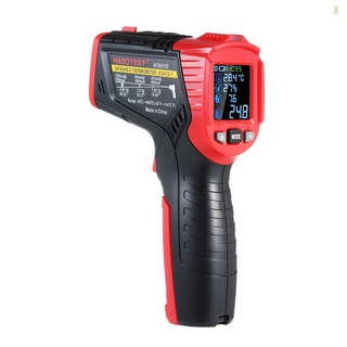 Flt HABOTEST เครื่องวัดอุณหภูมิอินฟราเรด แบบไม่สัมผัส -58 ถึง 1472℉ เครื่องวัดอุณหภูมิความชื้นสูง ความแม่นยําสูง พร้อมเทอร์โมคัปเปิล K-Type ปรับอุณหภูมิได้ กันยูวีรั่ว
