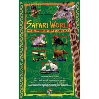 ภาพขนาดย่อของภาพหน้าปกสินค้าบัตรซาฟารีเวิลด์ Safari World VIP ไม่ระบุวันหมดอายุ จากร้าน ketniphasineepanchawaree บน Shopee ภาพที่ 7