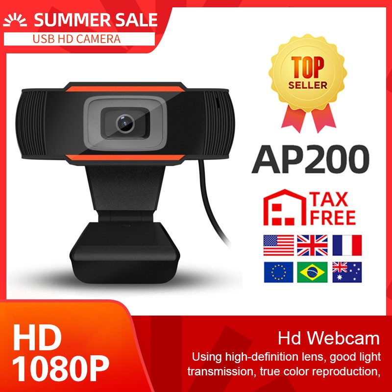 ภาพหน้าปกสินค้าเว็บแคม HD 480P พร้อมไมโครโฟน กล้องบันทึกวิดีโอ Web CAM สำหรับพีซีคอมพิวเตอร์แล็ปท็อปรองรับWindows (I13)