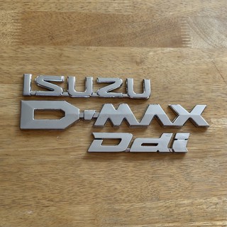 โลโก้ ISUZU D-MAX Ddi ตัวหนังสือฝาท้าย (จำนวน 3 ชิ้น)