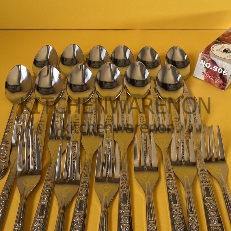 ภาพสินค้าช้อนส้อม ตรานกกระจอกเทศ จากร้าน kitchenware_non บน Shopee ภาพที่ 2