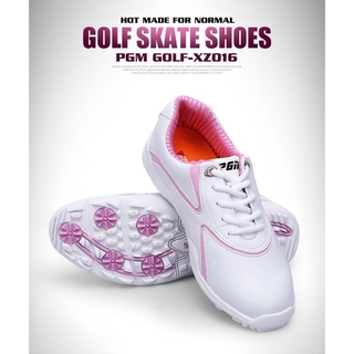 สินค้า PGM รองเท้ากอล์ฟผู้หญิงแท้ รองเท้ากันน้ำ พื้นกันลื่น หรูหรา แฟชั่น รองเท้าผ้าใบเนื้อหนา