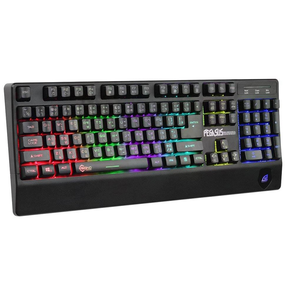 คอเกมส์ห้ามพลาด พร้อมแล้วกับ Semi Mechanical Gaming Keyboard with ...
