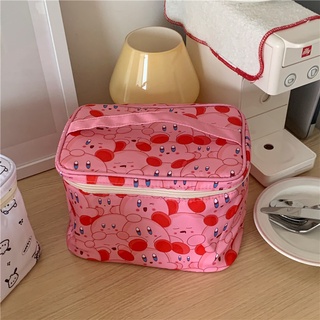 (พร้อมส่ง🌷) Kirby cosmetic bag กระเป๋าเครื่องสำอางค์ กระเป๋ามีซิป กระเป๋า