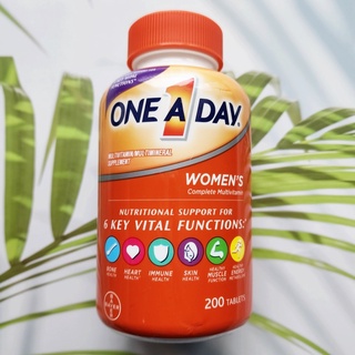 ภาพขนาดย่อของสินค้าOne A Day Women's Health Formula 200 Tablets วิตามินและแร่ธาตุรวม 21 ชนิด สำหรับผู้หญิง