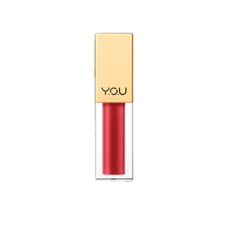 YOU Rouge Velvet Matte Lip Cream เนื้อเนียน บางเบา แห้งเร็ว มีสารสกัดจากน้ำมันมะพร้าว วิตามิน E